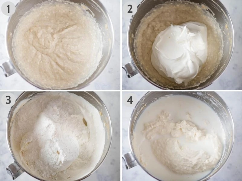 steps for making no bake banana pudding in large mixing bowl