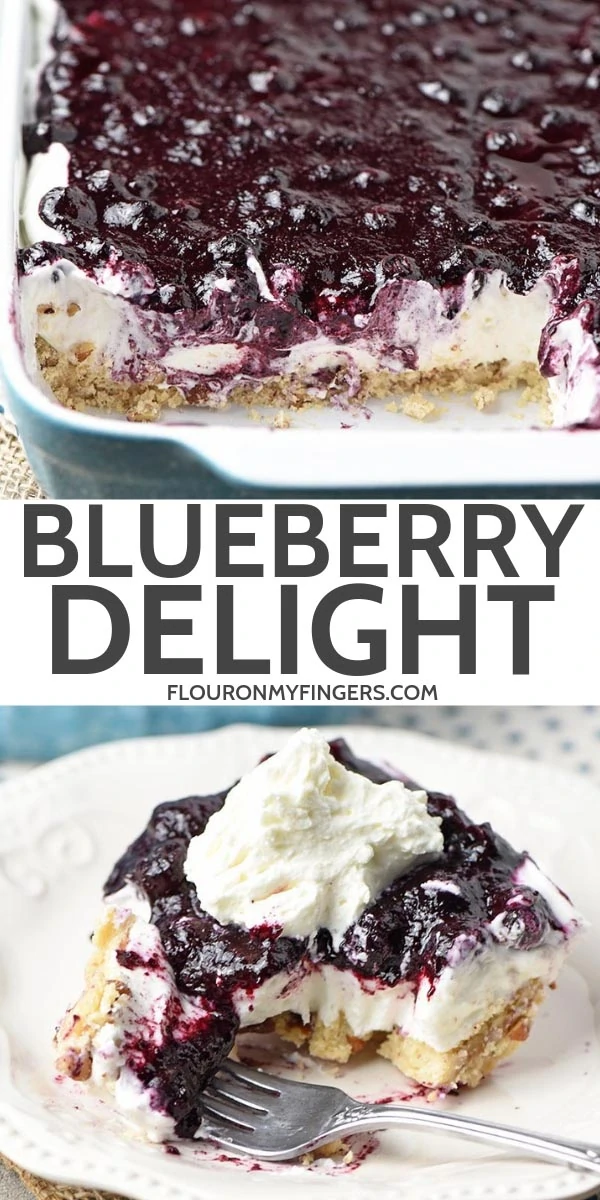 creamy no bake blueberry delight recipe