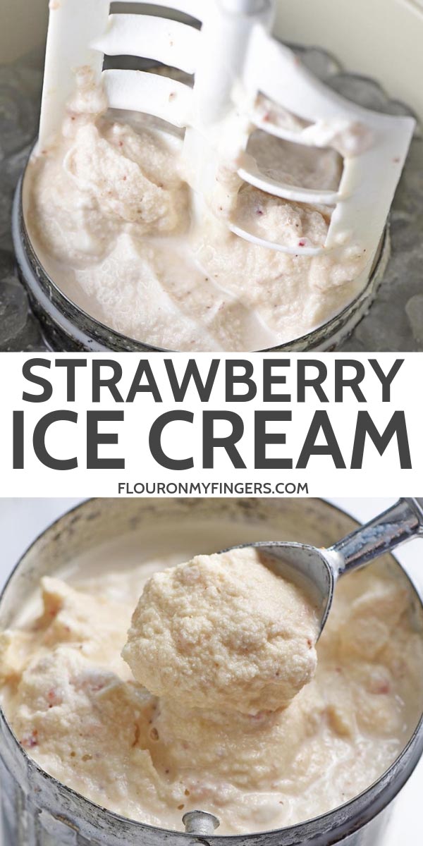 old-fashioned homemade strawberry ice cream recipe