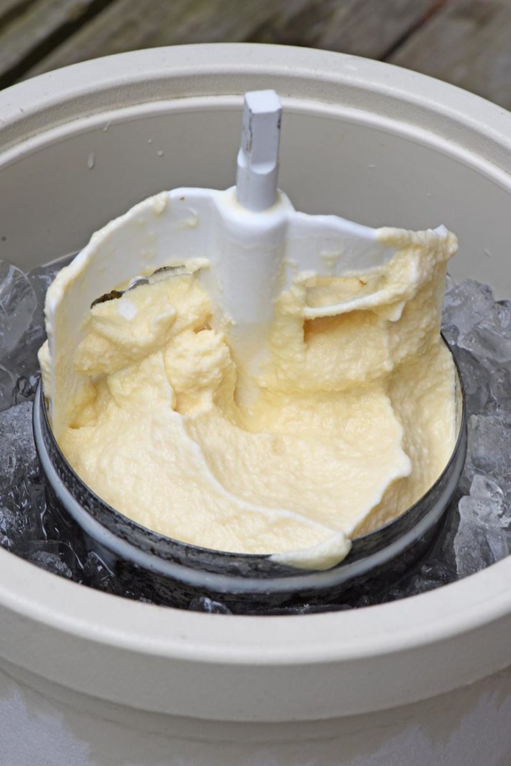 Old Fashioned Homemade Vanilla Ice Cream | Flour on My Fingers
