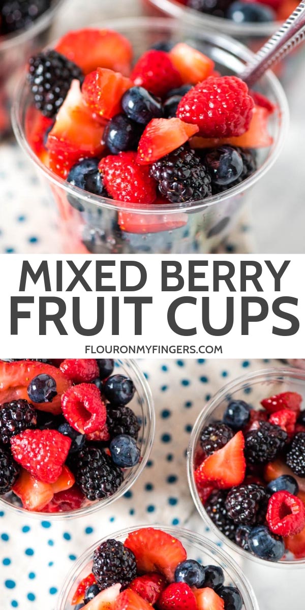 Mixed Berry Fruit Cups Recipe