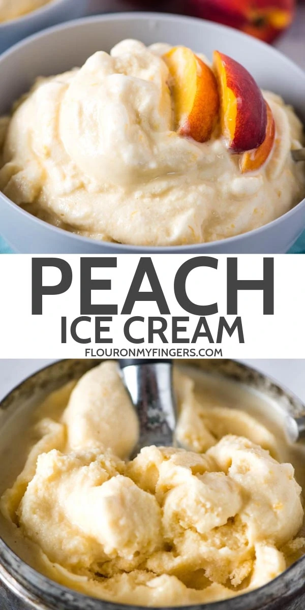 old-fashioned homemade peach ice cream recipe