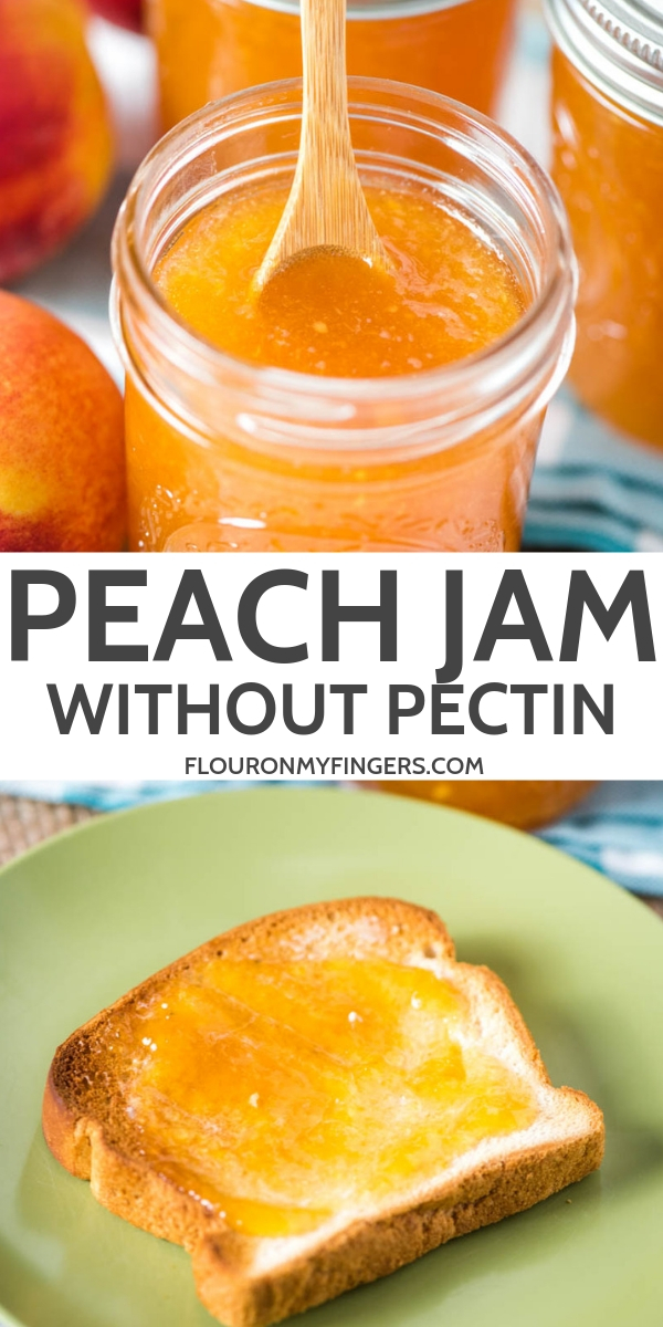 peach jam recipe without pectin