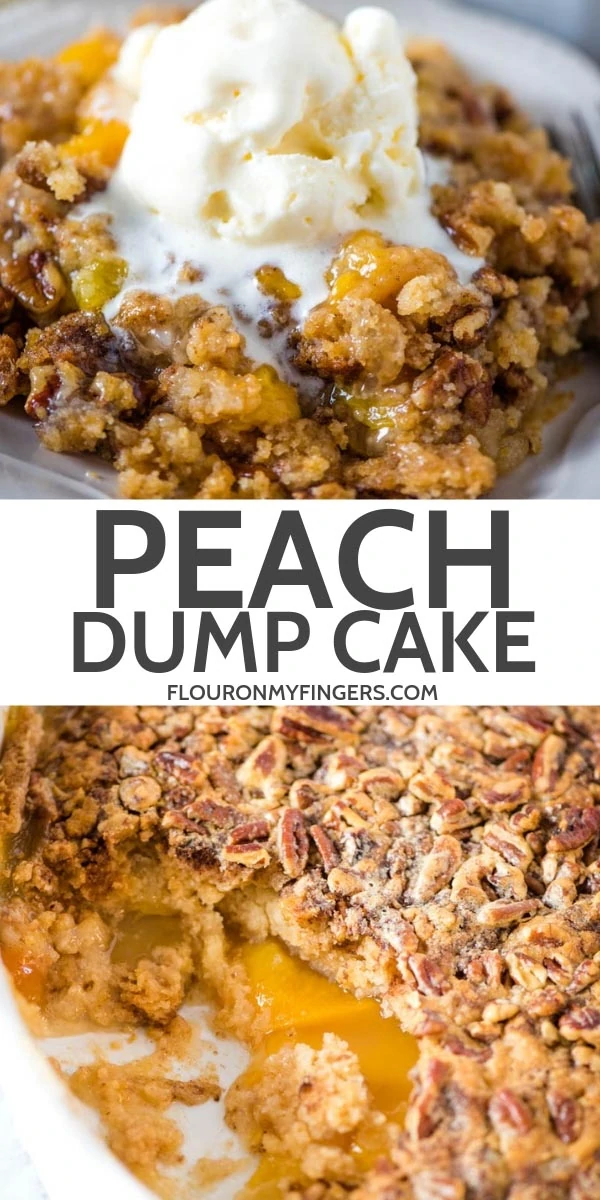 easy peach dump cake recipe