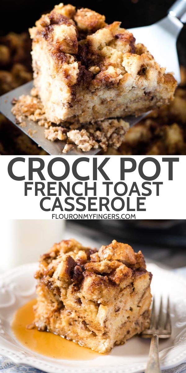 easy Crock Pot French toast casserole recipe