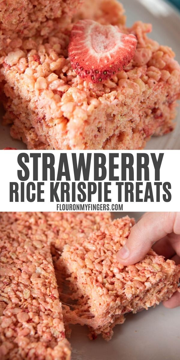 strawberry Rice Krispie treats recipe