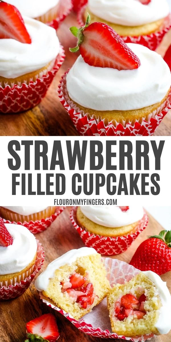 strawberry filled cupcakes recipe