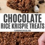 Easy Chocolate Rice Krispie Treats Recipe | Flour on My Fingers