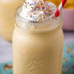 Homemade Vanilla Milkshake with Just 3 Ingredients