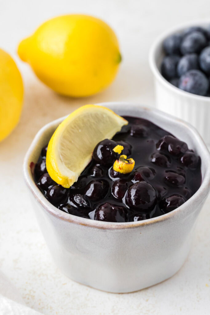 Quick and Easy Homemade Blueberry Sauce Topping Recipe Flour on My