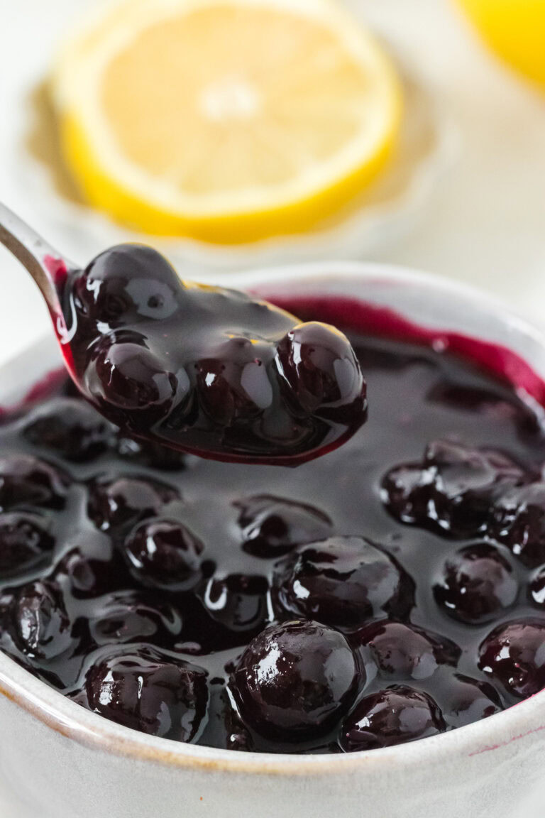 Quick and Easy Homemade Blueberry Sauce Topping Recipe Flour on My